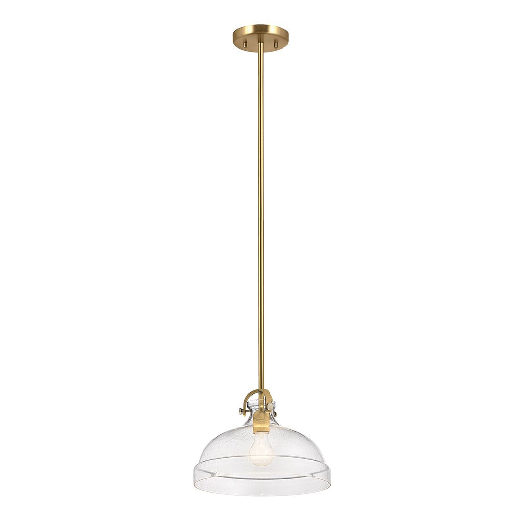 ELS-HAMPTON-P-PNBR 1 Light Hampton Duo-Mount Pendant Painted Natural Brass