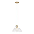 ELS-HAMPTON-P-PNBR 1 Light Hampton Duo-Mount Pendant Painted Natural Brass