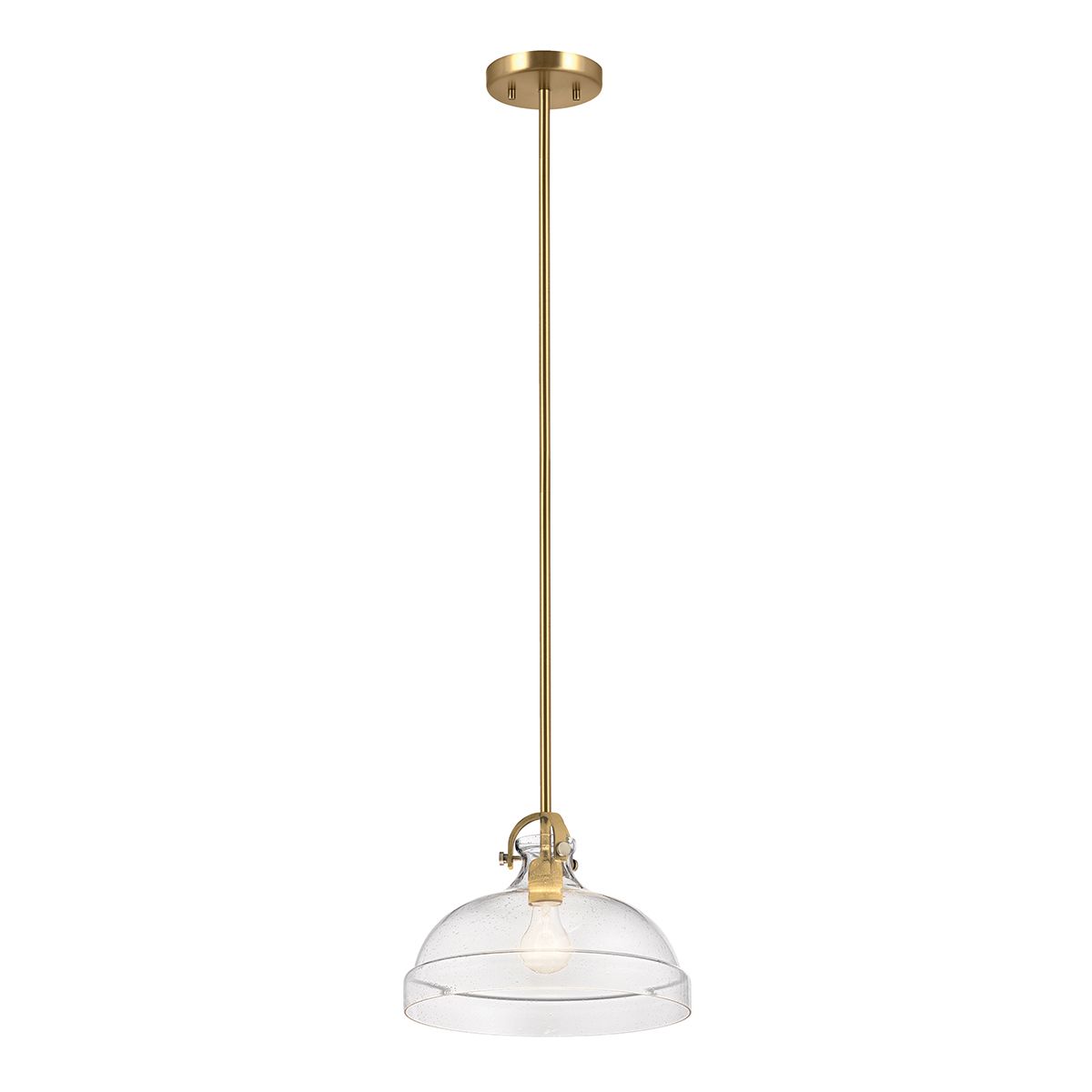 ELS-HAMPTON-P-PNBR 1 Light Hampton Duo-Mount Pendant Painted Natural Brass