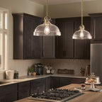 ELS-HAMPTON-P-PNBR 1 Light Hampton Duo-Mount Pendant Painted Natural Brass