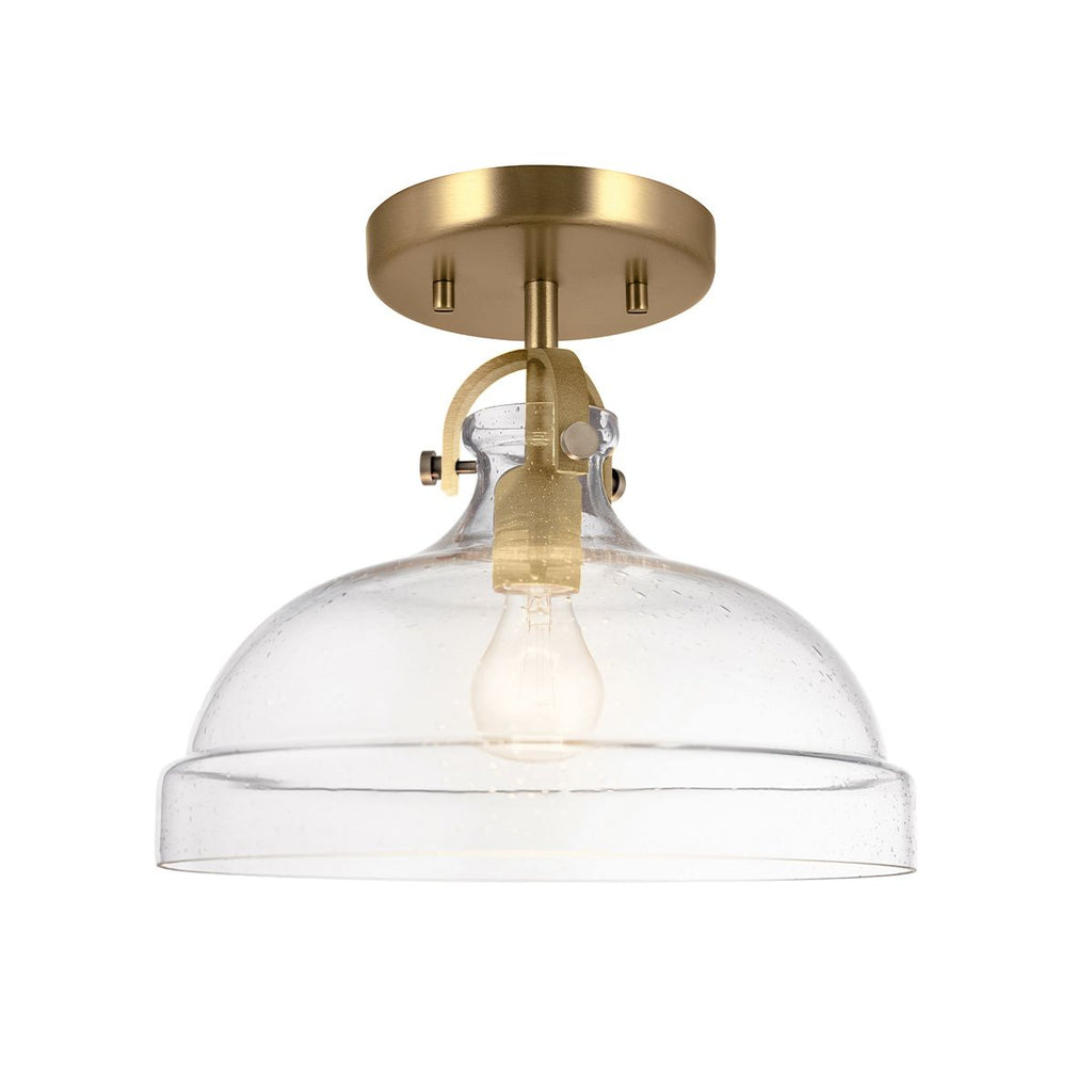ELS-HAMPTON-P-PNBR 1 Light Hampton Duo-Mount Pendant Painted Natural Brass