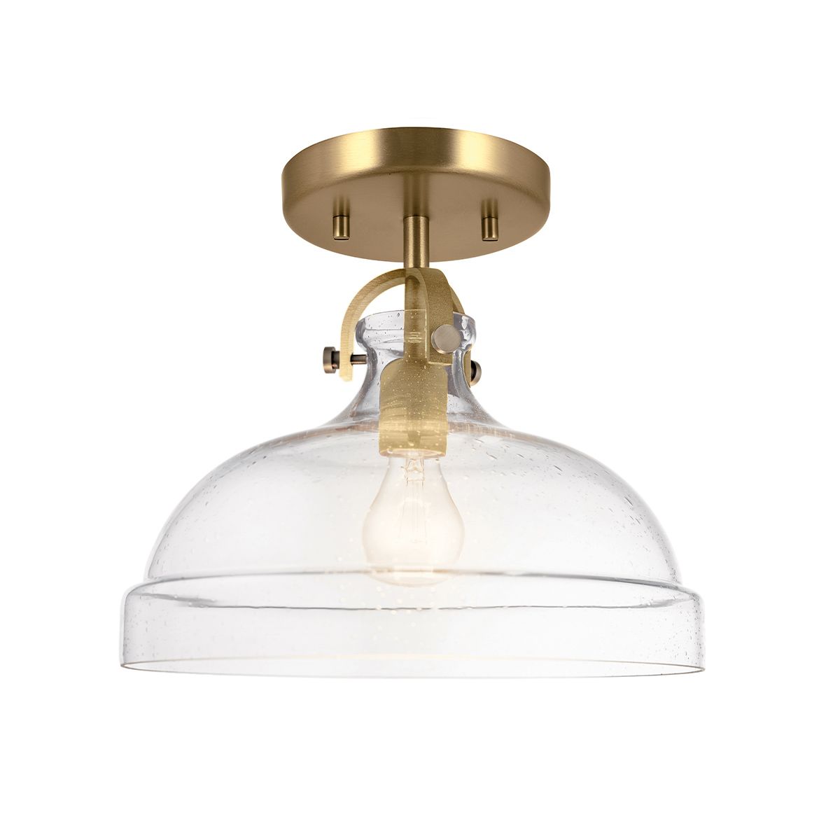 ELS-HAMPTON-P-PNBR 1 Light Hampton Duo-Mount Pendant Painted Natural Brass