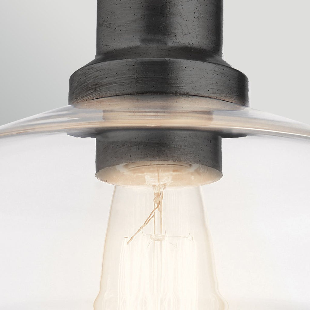 ELS-NOTTINGHILL-P-GR 1 Light Notting Hill Duo-Mount Pendant Graphite