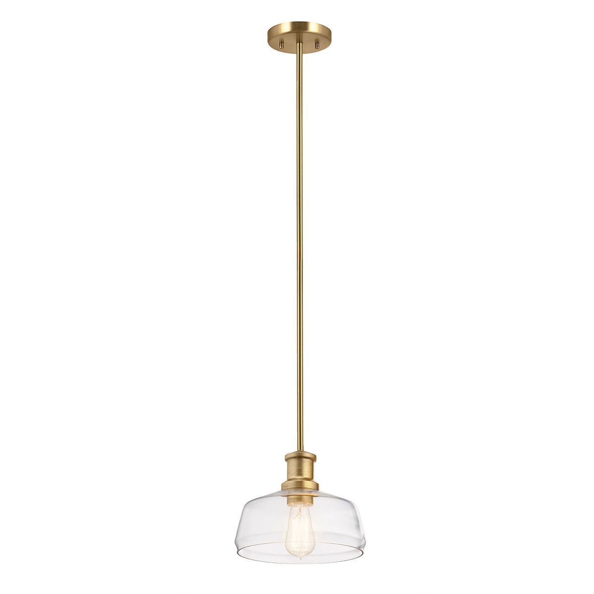 ELS-NOTTINGHILL-P-PNBR 1 Light Notting Hill Duo-Mount Pendant Painted Natural Brass