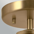 ELS-NOTTINGHILL-P-PNBR 1 Light Notting Hill Duo-Mount Pendant Painted Natural Brass