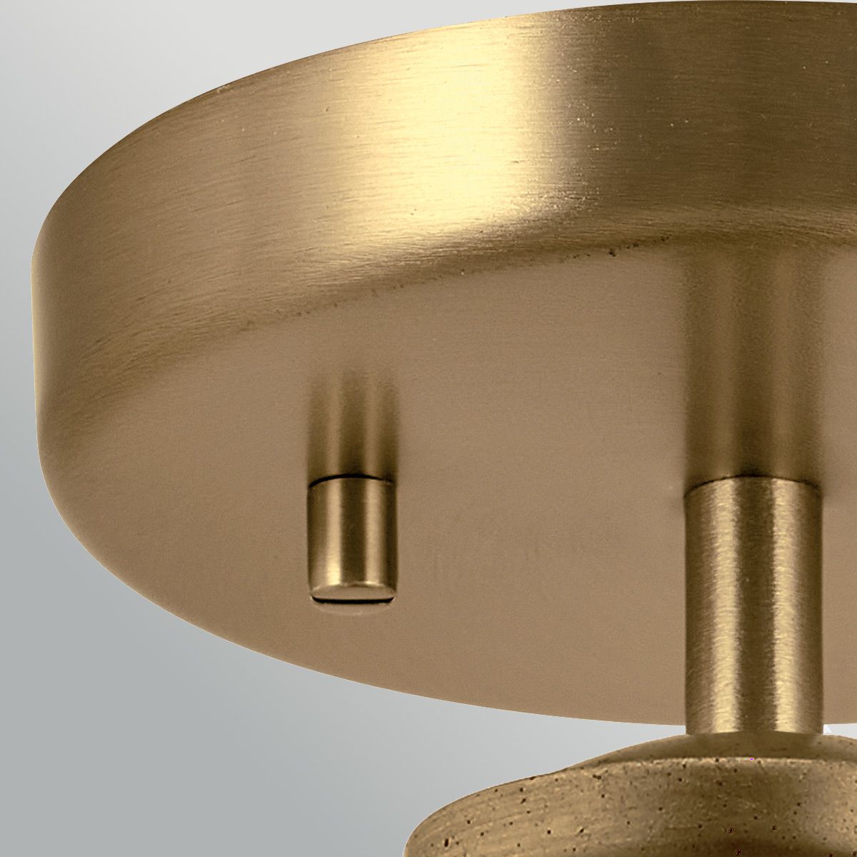 ELS-NOTTINGHILL-P-PNBR 1 Light Notting Hill Duo-Mount Pendant Painted Natural Brass