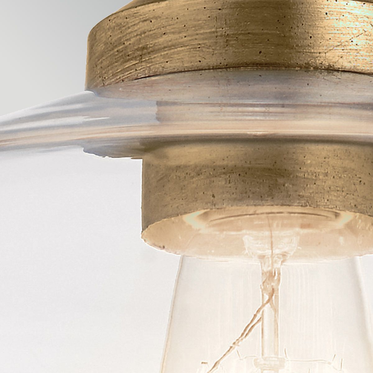 ELS-NOTTINGHILL-P-PNBR 1 Light Notting Hill Duo-Mount Pendant Painted Natural Brass