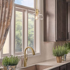 ELS-NOTTINGHILL-P-PNBR 1 Light Notting Hill Duo-Mount Pendant Painted Natural Brass