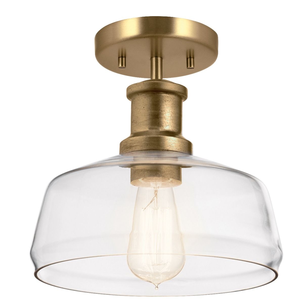 ELS-NOTTINGHILL-P-PNBR 1 Light Notting Hill Duo-Mount Pendant Painted Natural Brass
