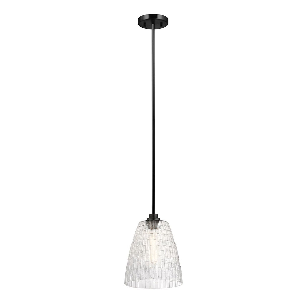 ELS-WINDSOR-P-BLK 1 Light Windsor Duo-Mount Pendant Black