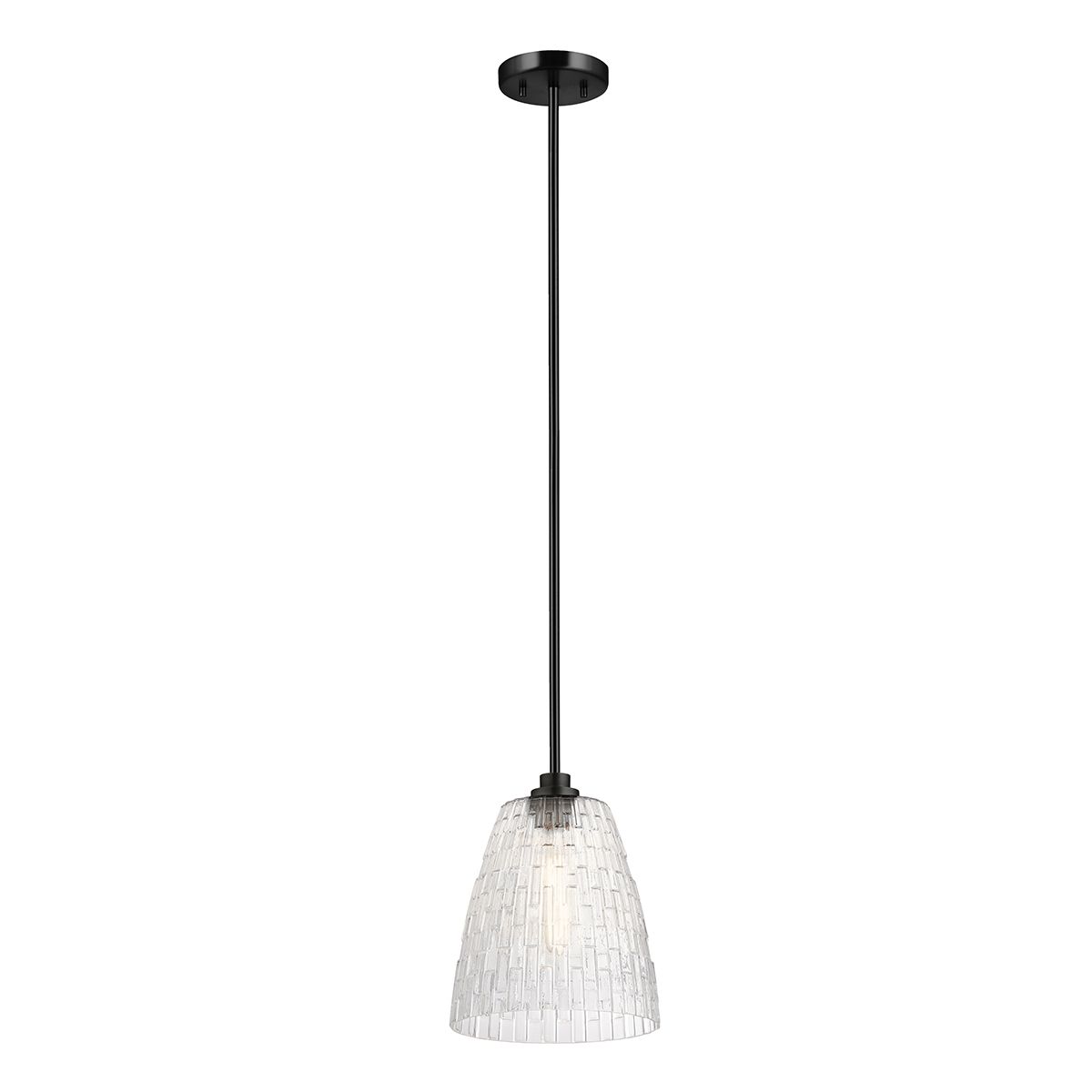 ELS-WINDSOR-P-BLK 1 Light Windsor Duo-Mount Pendant Black
