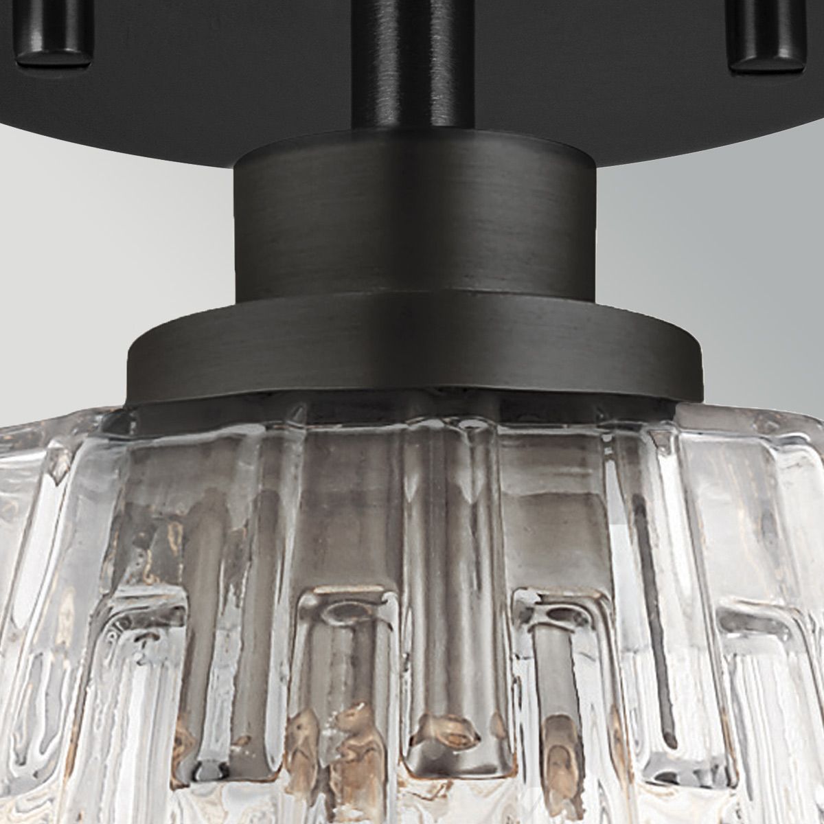 ELS-WINDSOR-P-BLK 1 Light Windsor Duo-Mount Pendant Black