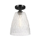 ELS-WINDSOR-P-BLK 1 Light Windsor Duo-Mount Pendant Black