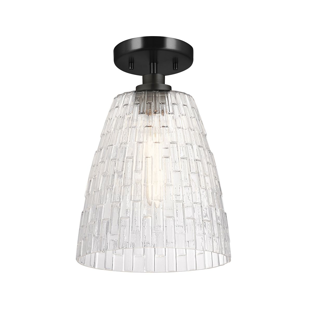 ELS-WINDSOR-P-BLK 1 Light Windsor Duo-Mount Pendant Black