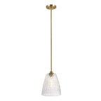 ELS-WINDSOR-P-PNBR 1 Light Windsor Duo-Mount Pendant Painted Natural Brass