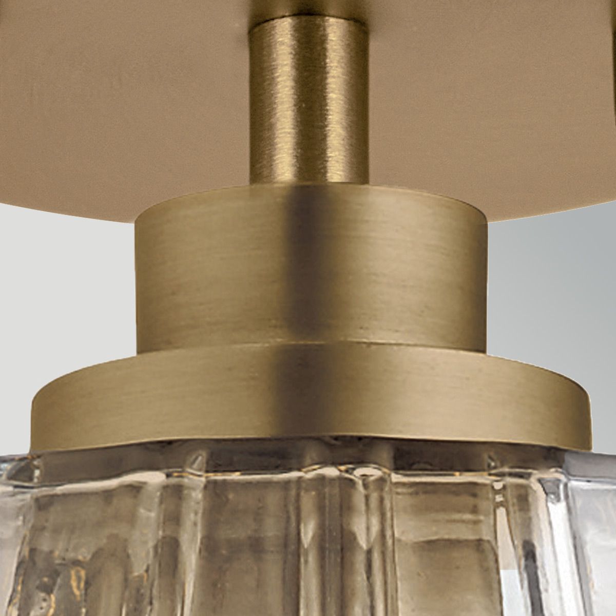 ELS-WINDSOR-P-PNBR 1 Light Windsor Duo-Mount Pendant Painted Natural Brass
