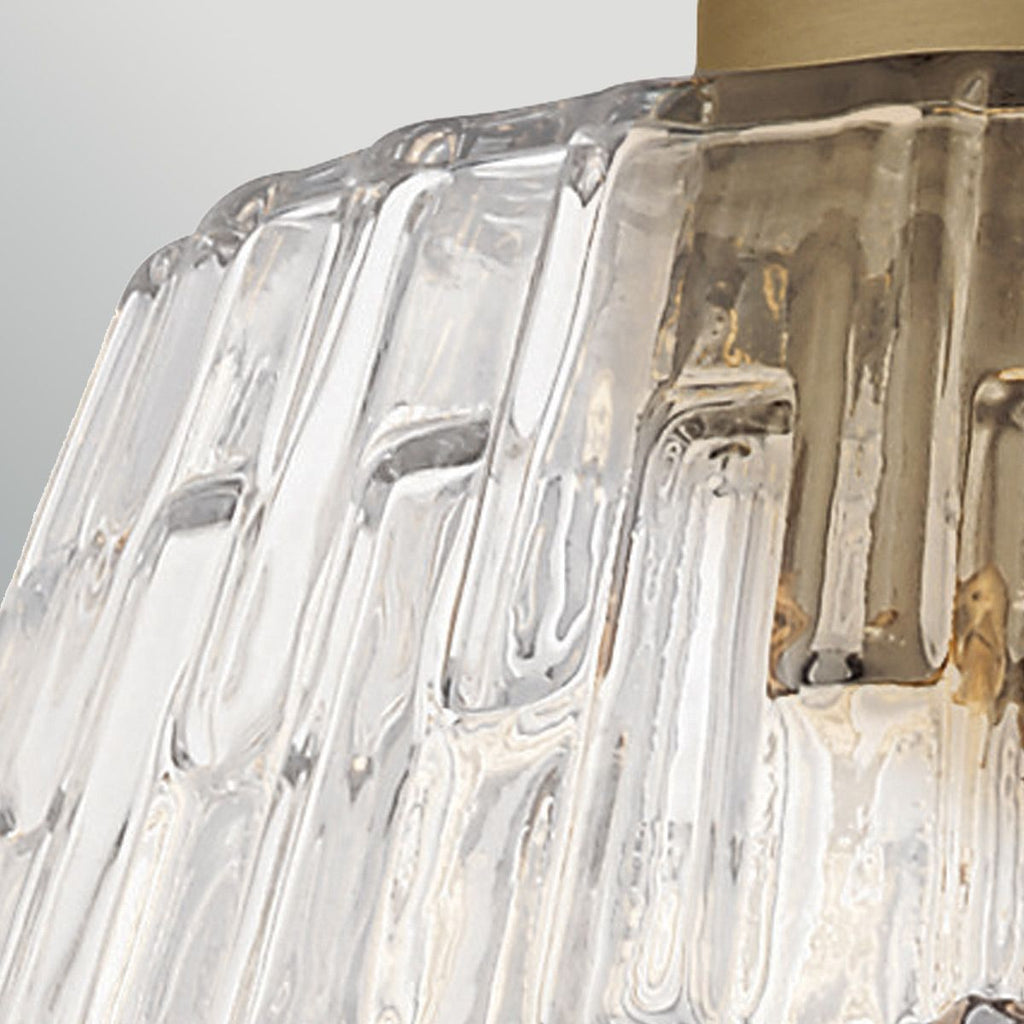 ELS-WINDSOR-P-PNBR 1 Light Windsor Duo-Mount Pendant Painted Natural Brass
