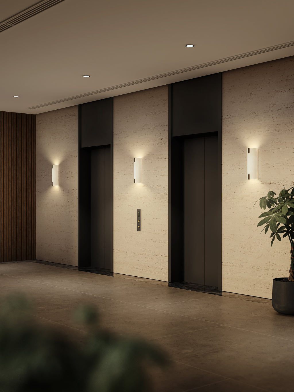 5042014 Elba Wall 400 Shade White Fabric