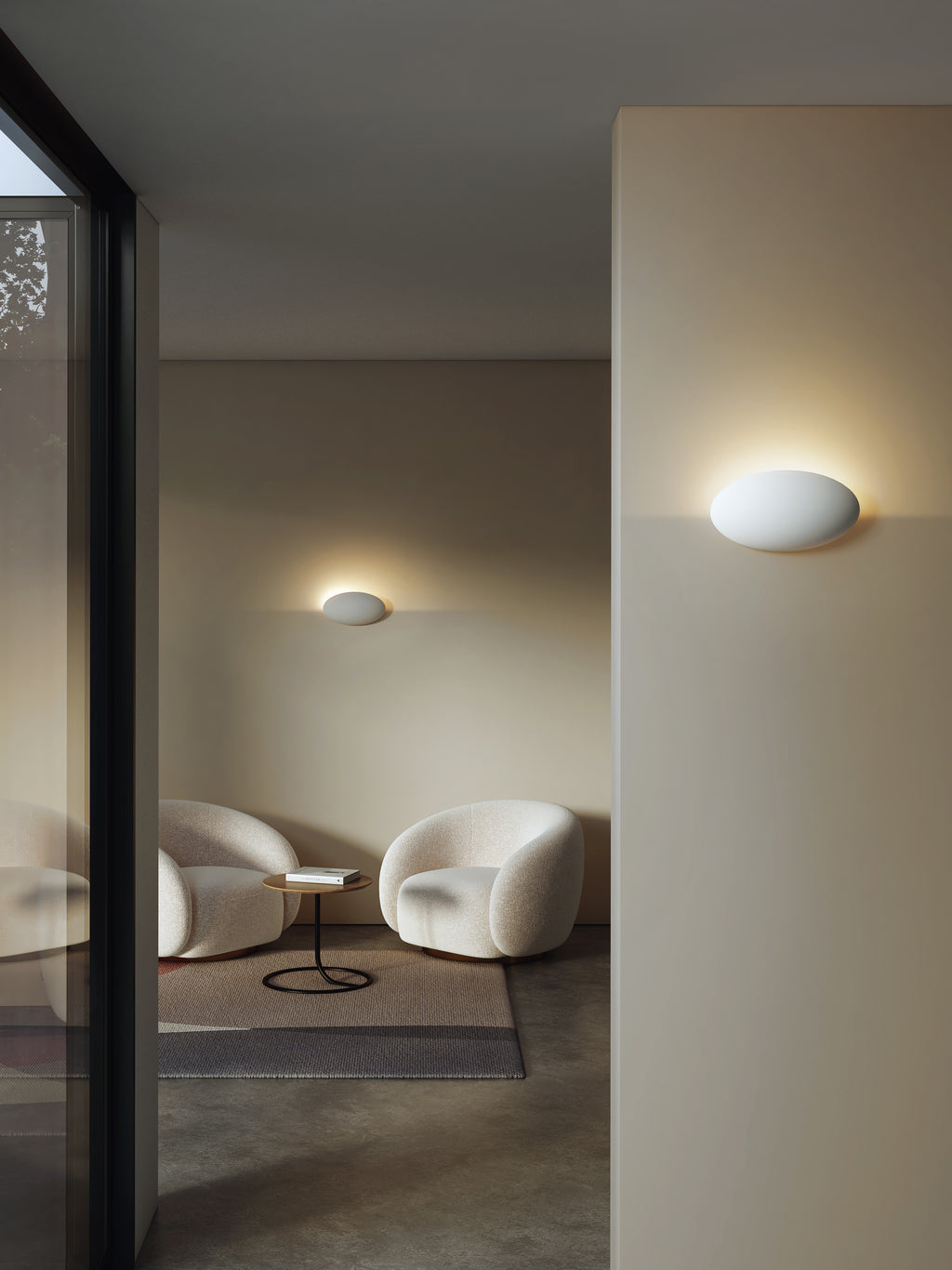 1519001 Dawn Wall Light Plaster