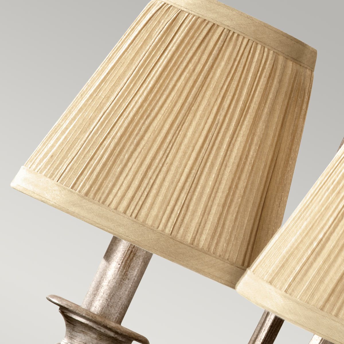 FE-ABBEY3 Abbey 3 Light Chandelier Silver Sand