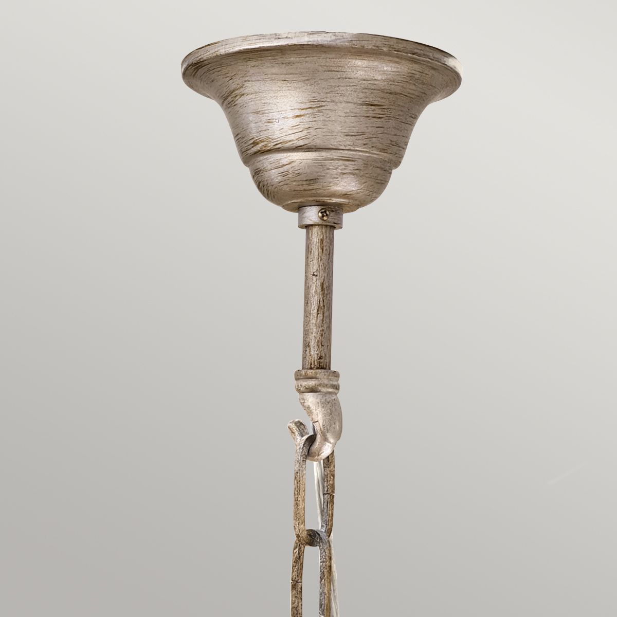 FE-ABBEY3 Abbey 3 Light Chandelier Silver Sand