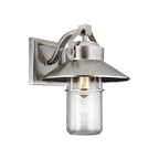 FE-BOYNTON2-L Boynton 1 Light Large  Outdoor Wall Lantern Painted Brushed Steel