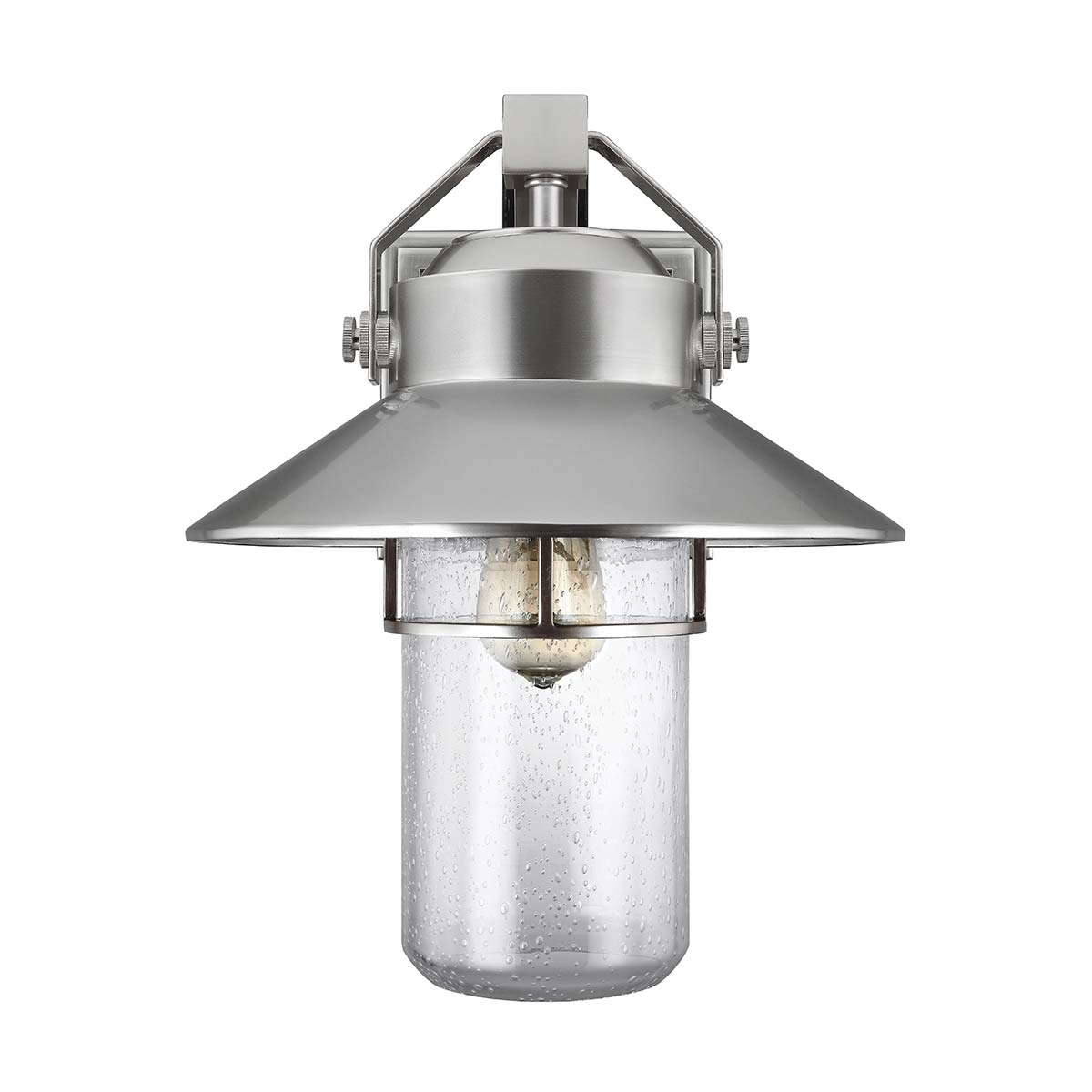 FE-BOYNTON2-L Boynton 1 Light Large  Outdoor Wall Lantern Painted Brushed Steel