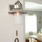 FE-BOYNTON2-L Boynton 1 Light Large  Outdoor Wall Lantern Painted Brushed Steel
