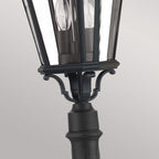 FE-COTSLN4-M-BK Cotswold Lane 2 Light Medium  Outdoor Pillar Black
