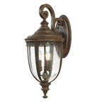 FE-EB2-L-BRB English Bridle 3 Light Large Outdoor  Wall Lantern British Bronze