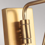 FE-JOAN1-MB Joan 1 Light Wall Light Midnight Black / Burnished Brass