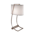 FE-LEX-TL-BS Lex 1 Light Table Lamp - Brushed Steel Brushed Steel