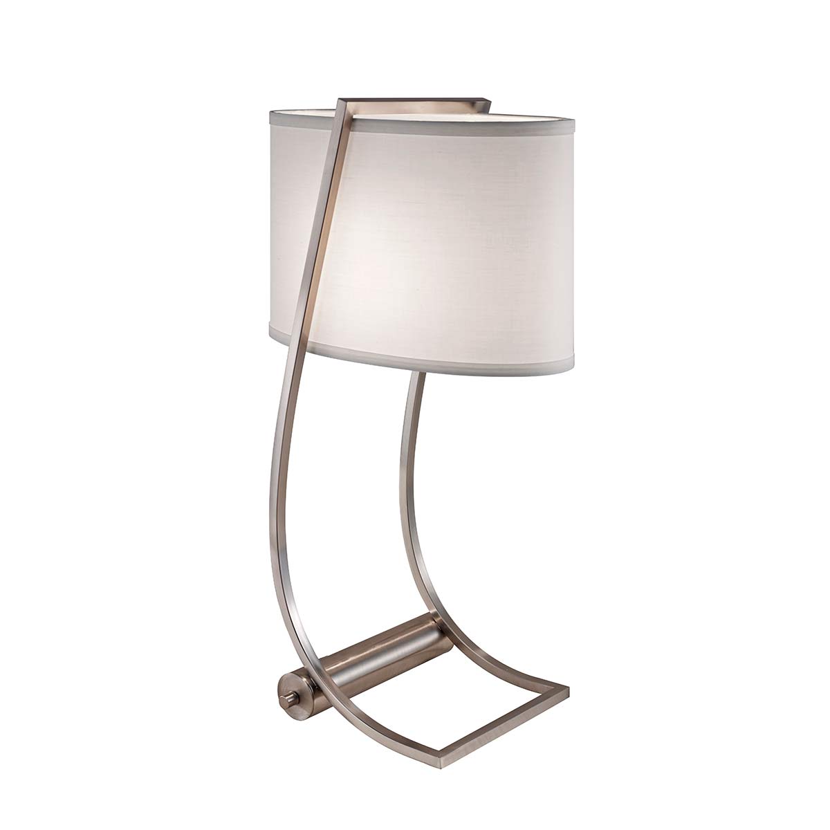 FE-LEX-TL-BS Lex 1 Light Table Lamp - Brushed Steel Brushed Steel