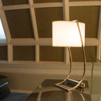 FE-LEX-TL-BS Lex 1 Light Table Lamp - Brushed Steel Brushed Steel