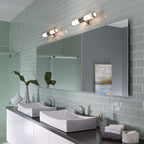 FE-PAYNE2-BATH Payne 2 Light Bathroom  Wall Light Polished Chrome