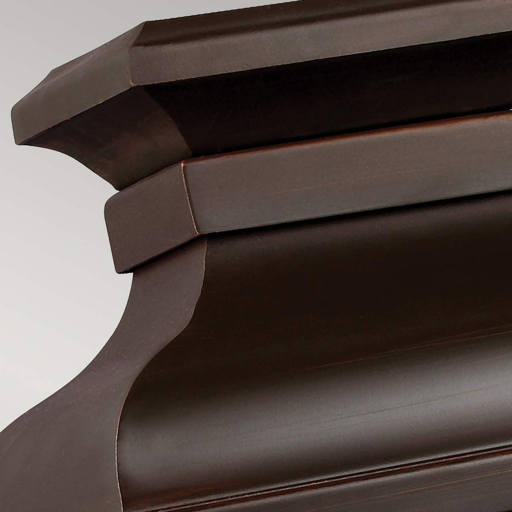 FE-PEDIMENT-M Pediment 2 Light Medium  Outdoor Wall Lantern Dark Aged Copper