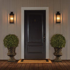 FE-PEDIMENT-M Pediment 2 Light Medium  Outdoor Wall Lantern Dark Aged Copper