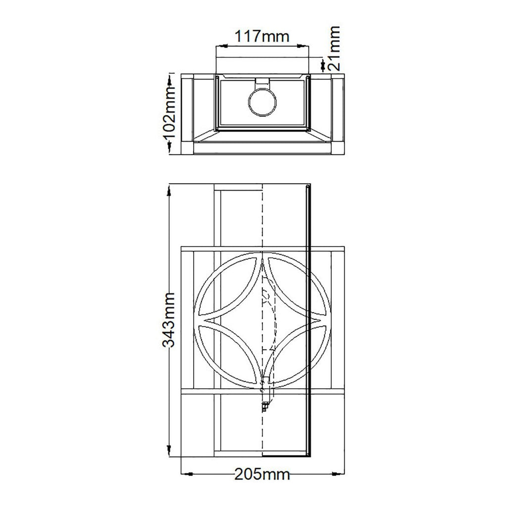 FE-REMY1 Remy 1 Light Wall Light Heritage Bronze/Parissiene Gold