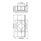 FE-REMY1 Remy 1 Light Wall Light Heritage Bronze/Parissiene Gold