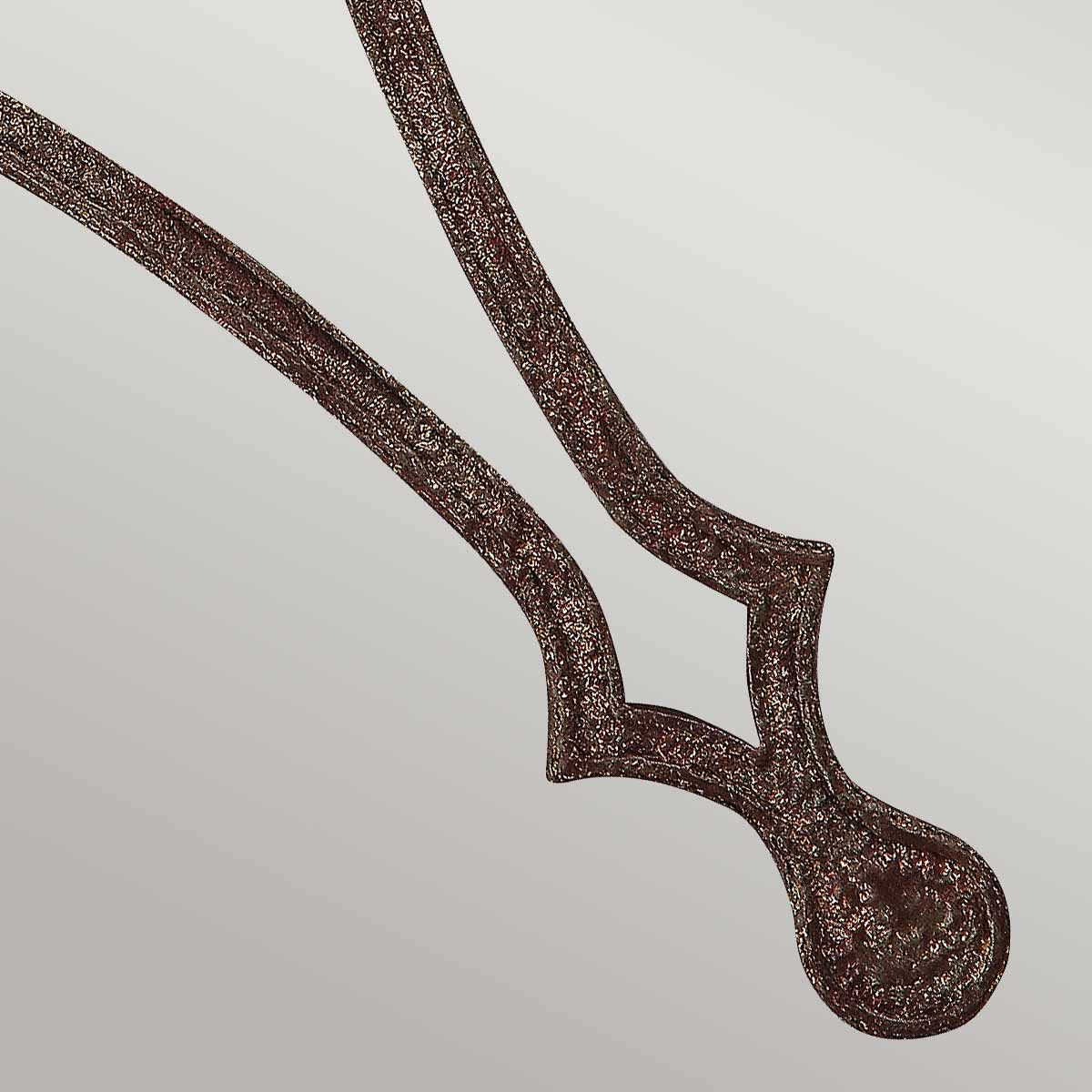 FE-TILLING1-WI Tilling 1 Light Wall Light Weathered Iron