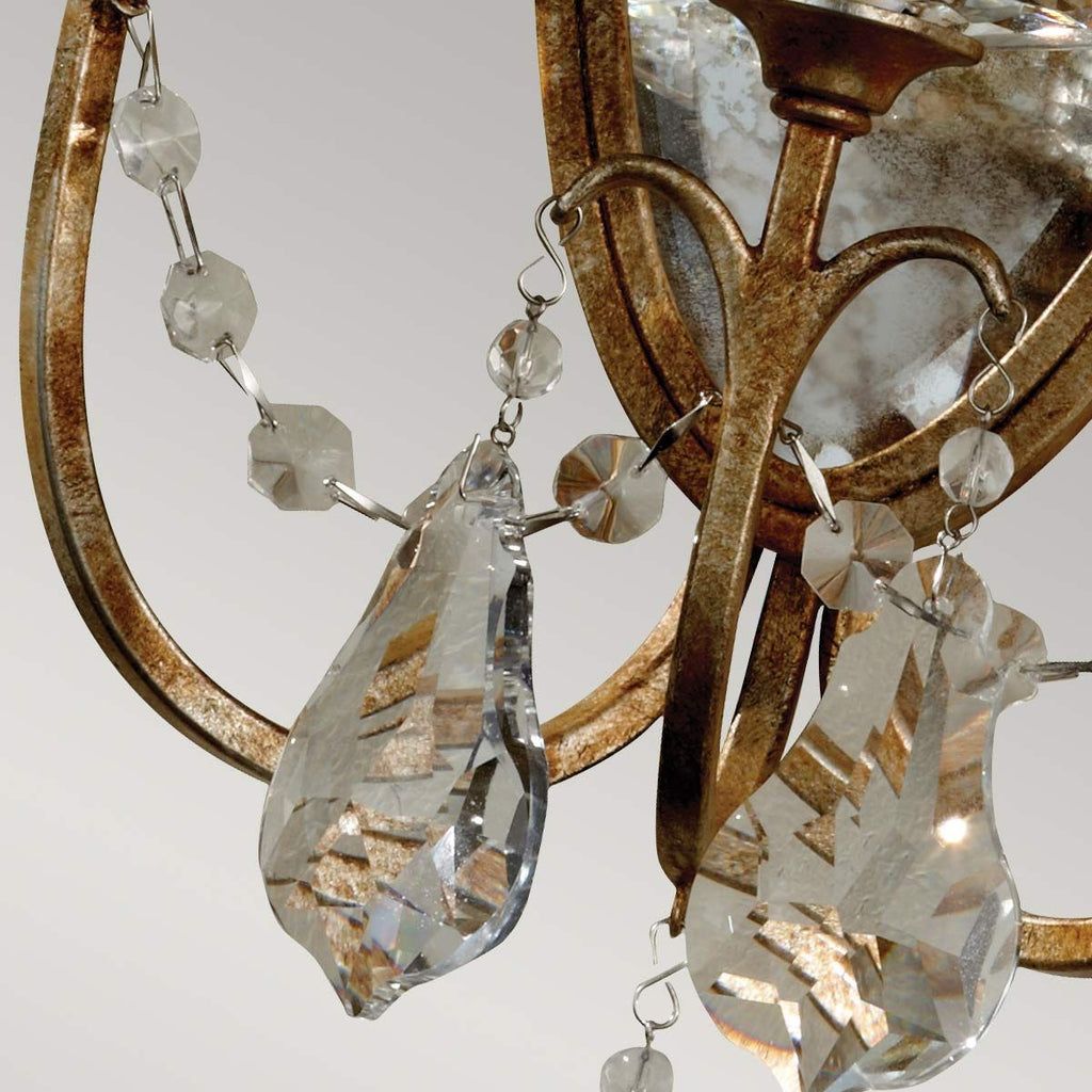FE-VALENTINA-W3 Valentina 3 Light Wall Light Oxidized Bronze