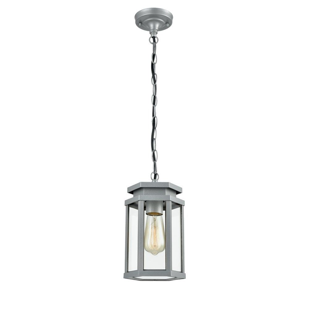 EXT6624 Alfresco Outside 1 Light Pendant Grey (S)