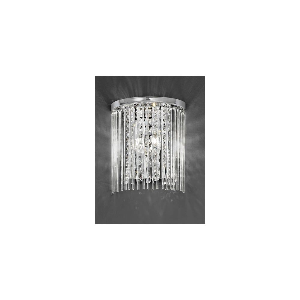 FL2310/2 Charisma 2 Light Wall Flush Chrome (S)