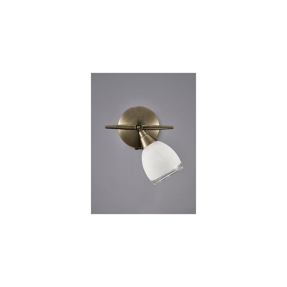 SPOT8981 Lutina 1 Light Wall Bracket Bronze (S)