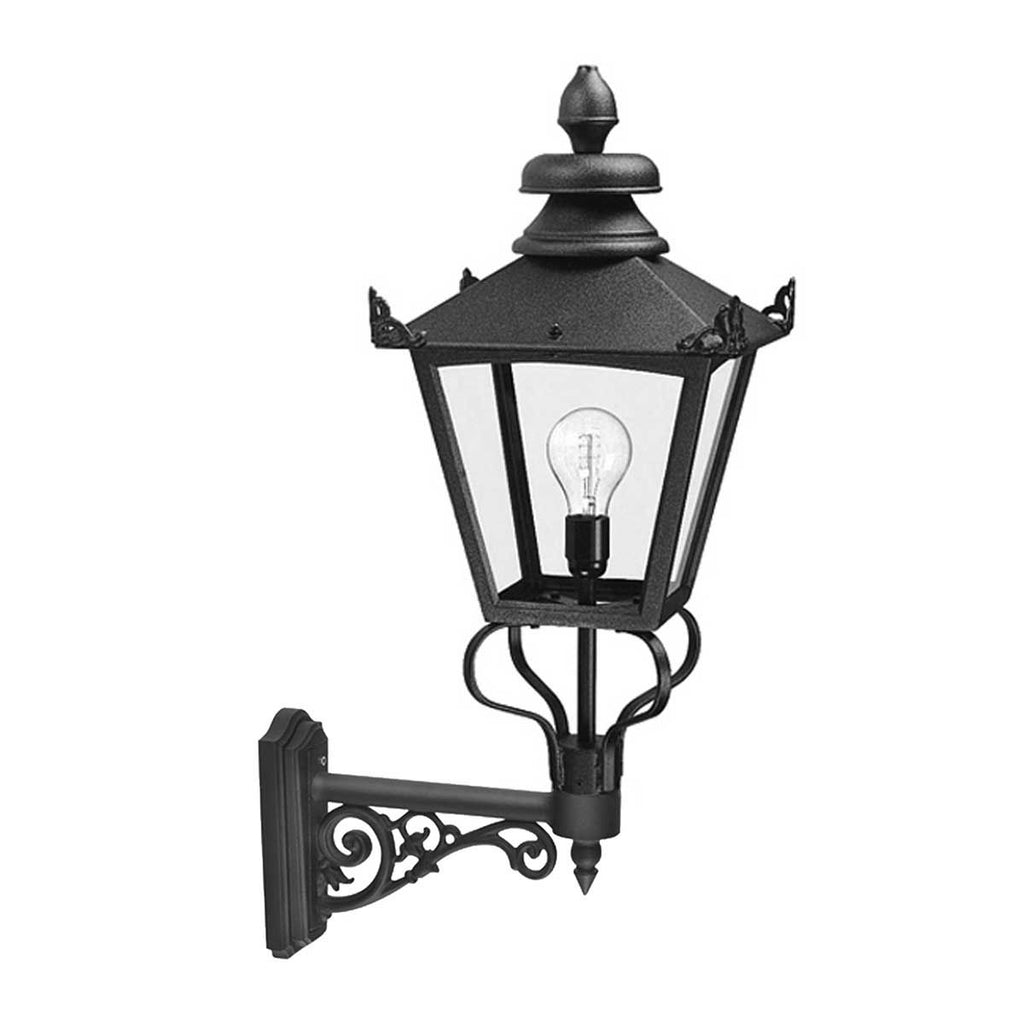 GB1-BLACK Grampian 1 Light  Outdoor Wall Lantern Black
