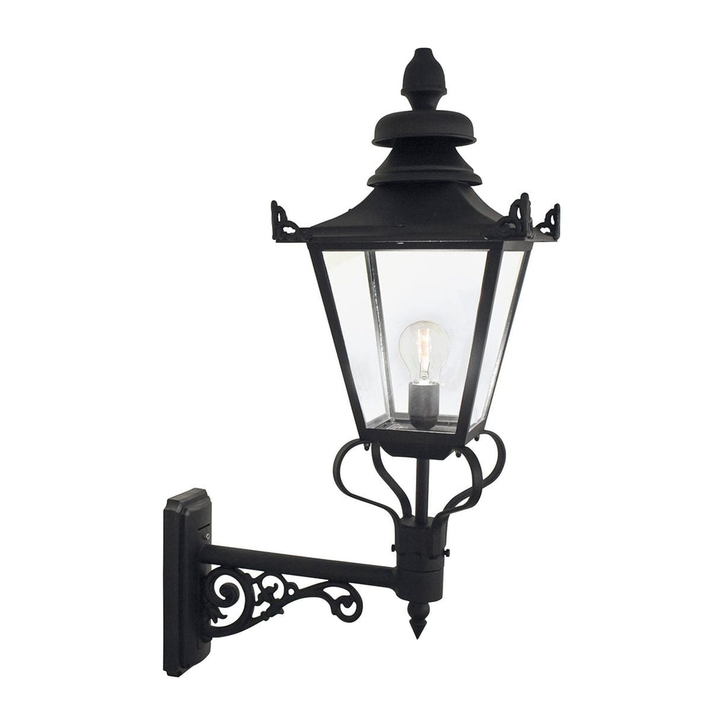 GB1-BLACK Grampian 1 Light  Outdoor Wall Lantern Black