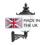 GB1-BLACK Grampian 1 Light  Outdoor Wall Lantern Black