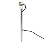 GZCC-SPENNYMOOR-1P Spennymoor 1 x 12V  Outdoor Spotlight and Pole with 1m cable Anodised Aluminium