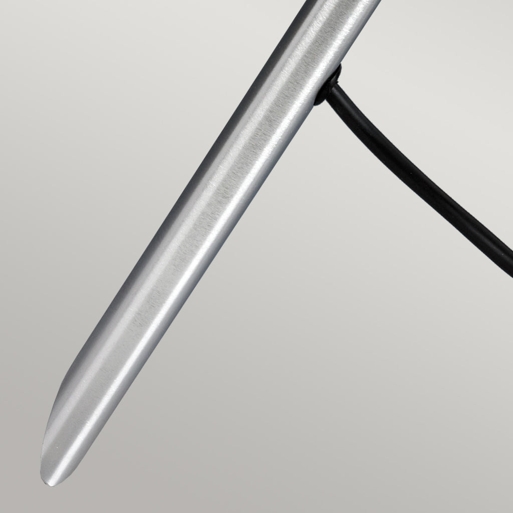 GZCC-SPENNYMOOR-1P Spennymoor 1 x 12V  Outdoor Spotlight and Pole with 1m cable Anodised Aluminium