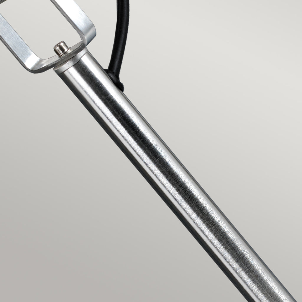 GZCC-SPENNYMOOR-1P Spennymoor 1 x 12V  Outdoor Spotlight and Pole with 1m cable Anodised Aluminium